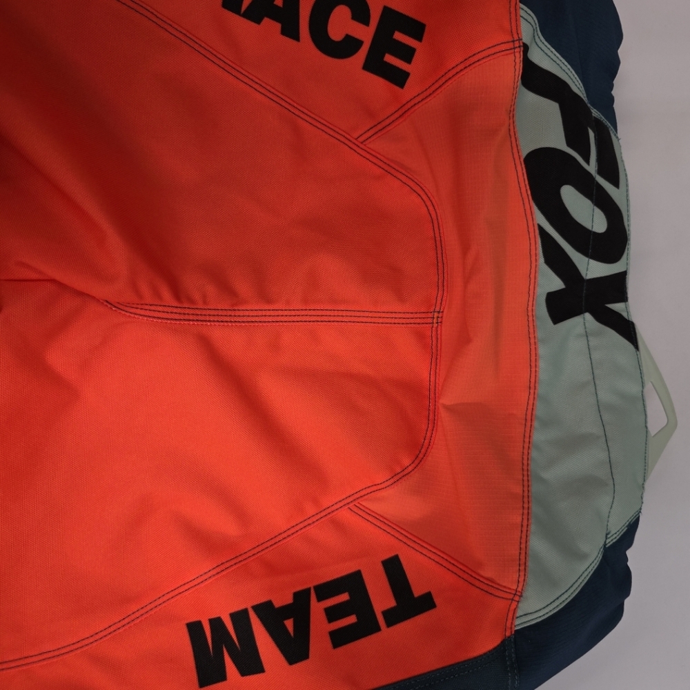 Fox 180 Mens Racing Pants Size 36 Turquoise And Orange - Picture 12 of 12